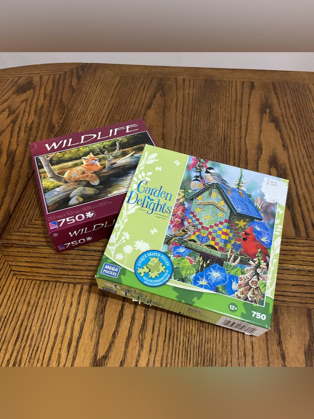 Garden Delights Birds & Wildlife Fox 🦊 750-Piece Jigsaw Puzzles